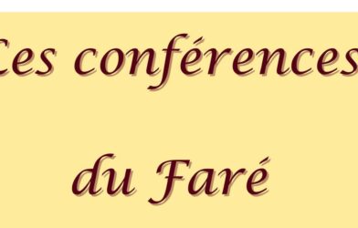 Les conférences du Faré
